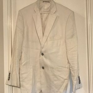 Men’s Tasso Elba Island White Linen Blazer